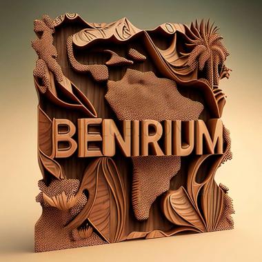 3D model Berlijn in Suriname (STL)